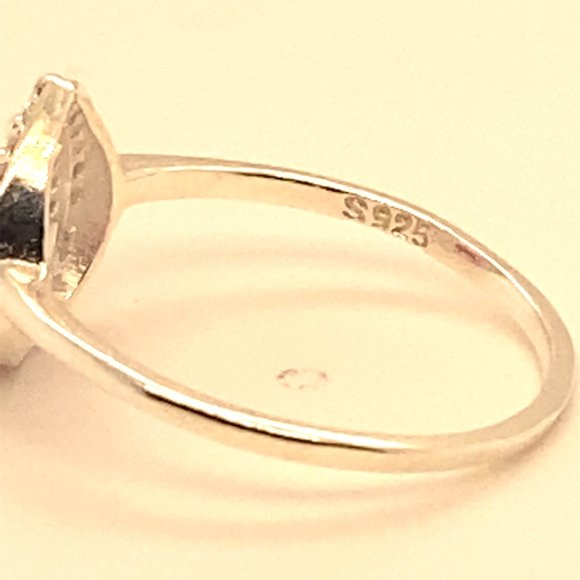 Pink Sapphire 1.42ct Platinum Finish Solid 925 Sterling Silver Ring - Picture 6 of 7